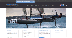 Desktop Screenshot of nacrasailing.com